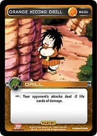 Orange Hiding Drill - Panini: Set 1 - Dragon Ball Z TCG card