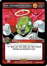 Red Intimidation Drill - Panini: Set 1 - Dragon Ball Z TCG card