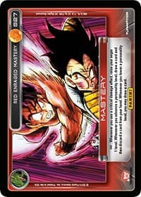 Red Enraged Mastery (Rainbow Parallel Foil) - Panini: Set 1 - Dragon Ball Z TCG card