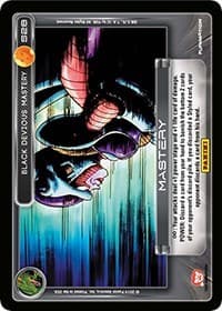 Black Devious Mastery (Rainbow Parallel Foil) - Panini: Set 1 - Dragon Ball Z TCG card