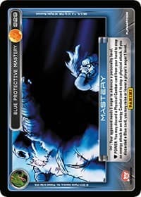 Blue Protective Mastery (Rainbow Parallel Foil) - Panini: Set 1 - Dragon Ball Z TCG card