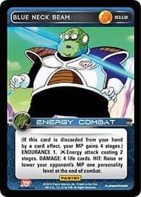 Blue Neck Beam - Panini: Set 1 - Dragon Ball Z TCG card