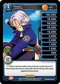 Trunks - Inquisitive - Panini: Set 1 - Dragon Ball Z TCG card