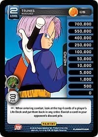 Trunks - Resolved - Panini: Set 1 - Dragon Ball Z TCG card