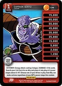 Captain Ginyu - Leader - Panini: Set 1 - Dragon Ball Z TCG card