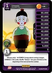 Chaozu - Resurrected - Panini: Set 1 - Dragon Ball Z TCG card