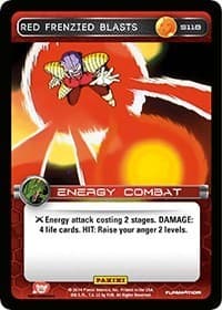 Red Frenzied Blasts - Panini: Set 1 - Dragon Ball Z TCG card