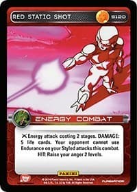 Red Static Shot - Panini: Set 1 - Dragon Ball Z TCG card
