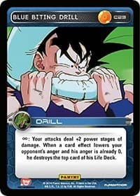 Blue Biting Drill - Panini: Set 1 - Dragon Ball Z TCG card