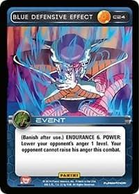 Blue Defensive Effect - Panini: Set 1 - Dragon Ball Z TCG card