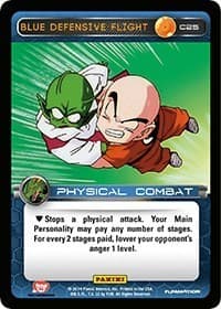 Blue Defensive Flight - Panini: Set 1 - Dragon Ball Z TCG card