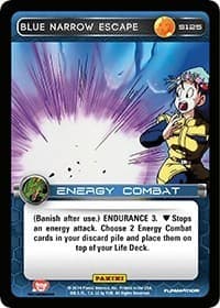 Blue Narrow Escape - Panini: Set 1 - Dragon Ball Z TCG card