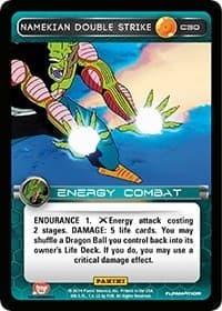 Namekian Double Strike - Panini: Set 1 - Dragon Ball Z TCG card