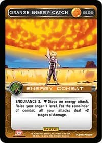 Orange Energy Catch - Panini: Set 1 - Dragon Ball Z TCG card