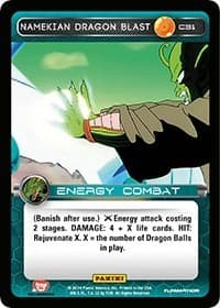 Namekian Dragon Blast - Panini: Set 1 - Dragon Ball Z TCG card