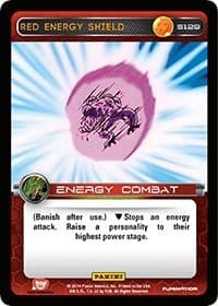 Red Energy Shield - Panini: Set 1 - Dragon Ball Z TCG card
