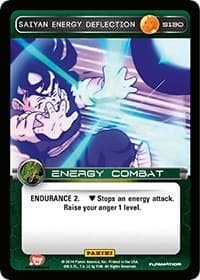 Saiyan Energy Deflection - Panini: Set 1 - Dragon Ball Z TCG card