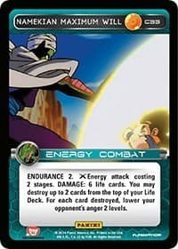 Namekian Maximum Will - Panini: Set 1 - Dragon Ball Z TCG card