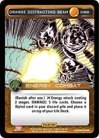Orange Distracting Beam - Panini: Set 1 - Dragon Ball Z TCG card