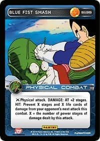 Blue Fist Smash - Panini: Set 1 - Dragon Ball Z TCG card