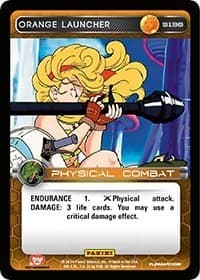 Orange Launcher - Panini: Set 1 - Dragon Ball Z TCG card