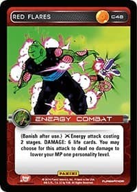 Red Flares - Panini: Set 1 - Dragon Ball Z TCG card