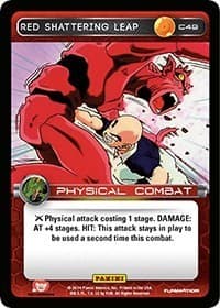 Red Shattering Leap - Panini: Set 1 - Dragon Ball Z TCG card