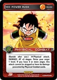 Red Power Rush - Panini: Set 1 - Dragon Ball Z TCG card