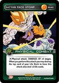 Saiyan Face Stomp - Panini: Set 1 - Dragon Ball Z TCG card