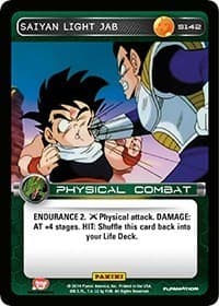 Saiyan Light Jab - Panini: Set 1 - Dragon Ball Z TCG card
