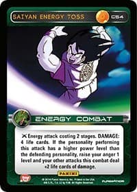 Saiyan Energy Toss - Panini: Set 1 - Dragon Ball Z TCG card