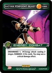 Saiyan Pinpoint Blast - Panini: Set 1 - Dragon Ball Z TCG card