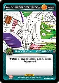 Namekian Forceful Block - Panini: Set 1 - Dragon Ball Z TCG card
