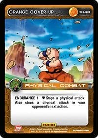 Orange Cover Up - Panini: Set 1 - Dragon Ball Z TCG card