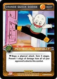 Orange Quick Dodge - Panini: Set 1 - Dragon Ball Z TCG card