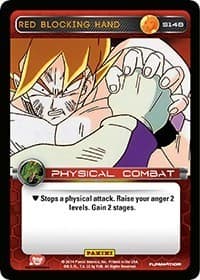 Red Blocking Hand - Panini: Set 1 - Dragon Ball Z TCG card