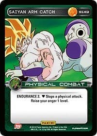 Saiyan Arm Catch - Panini: Set 1 - Dragon Ball Z TCG card