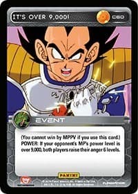 It's Over 9,000! - Panini: Set 1 - Dragon Ball Z TCG card