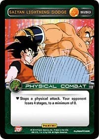 Saiyan Lightning Dodge - Panini: Set 1 - Dragon Ball Z TCG card