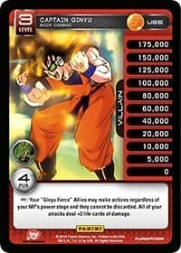 Captain Ginyu - Body Change - Panini: Set 1 - Dragon Ball Z TCG card