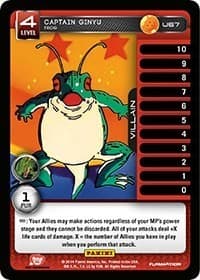 Captain Ginyu - Frog - Panini: Set 1 - Dragon Ball Z TCG card