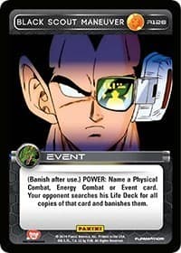 Black Scout Maneuver - Panini: Set 1 - Dragon Ball Z TCG card