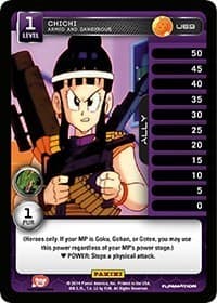 ChiChi - Armed and Dangerous - Panini: Set 1 - Dragon Ball Z TCG card