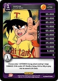 Yamcha - Action Ready - Panini: Set 1 - Dragon Ball Z TCG card