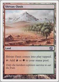 Shivan Oasis - 8th Edition - Magic: The Gathering card