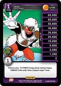 Jiece - Ginyu Force - Panini: Set 1 - Dragon Ball Z TCG card