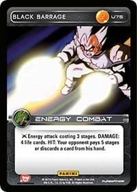 Black Barrage - Panini: Set 1 - Dragon Ball Z TCG card