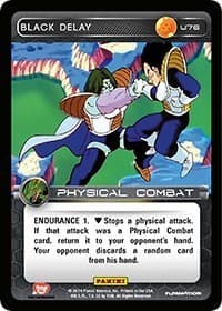 Black Delay - Panini: Set 1 - Dragon Ball Z TCG card