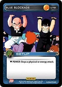 Blue Blockade - Panini: Set 1 - Dragon Ball Z TCG card