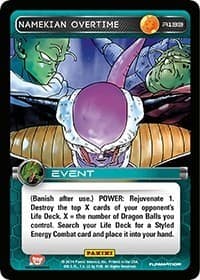 Namekian Overtime - Panini: Set 1 - Dragon Ball Z TCG card